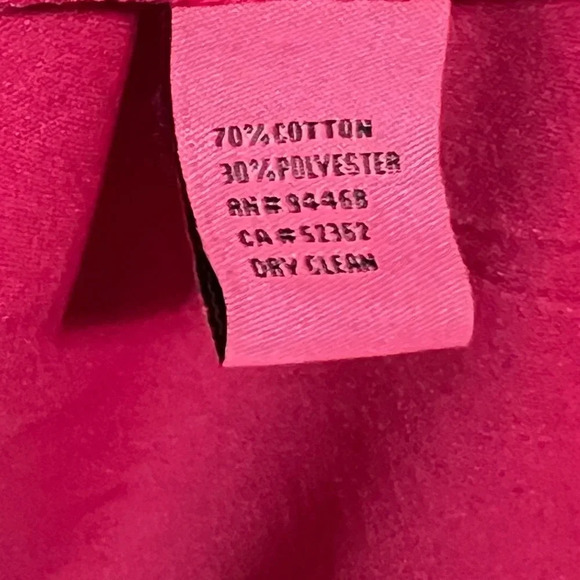 **SOLD** Betsy Johnson Cap Sleeve Fit & Flare Pink Cotton Dress Size 6 NWOT - Picture 4 of 4